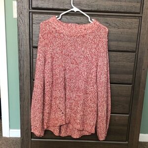 Cozy Pink Knit Sweater
